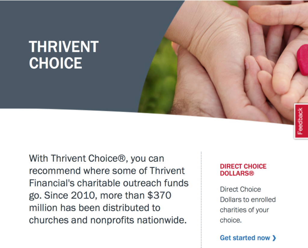 Thrivent Choice dollars Lutheran Bible Translators