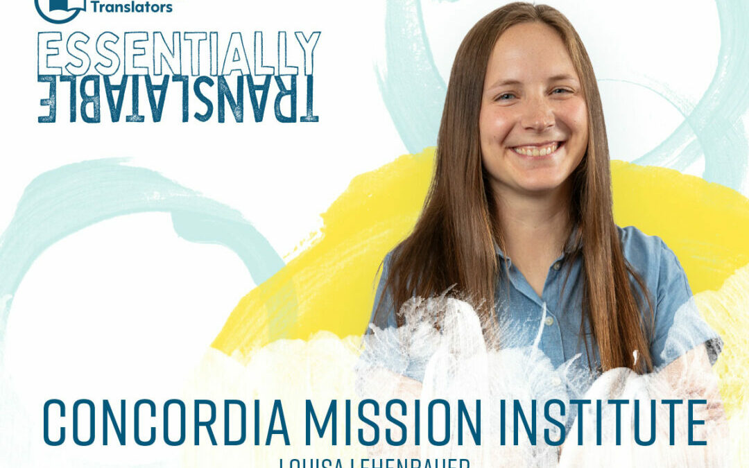 Essentially Translatable: Concordia Mission Institute | Louisa Lehenbauer