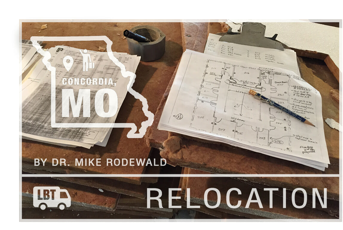 Relocation - Nothing Changes - by Dr. Mike Rodewald