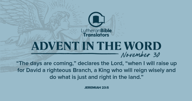 Advent in the Word: A Righteous Branch